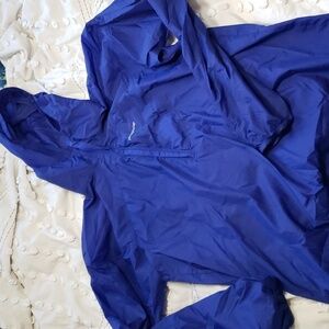 Patagonia unisex electric blue pullover light weight packable jacket medium